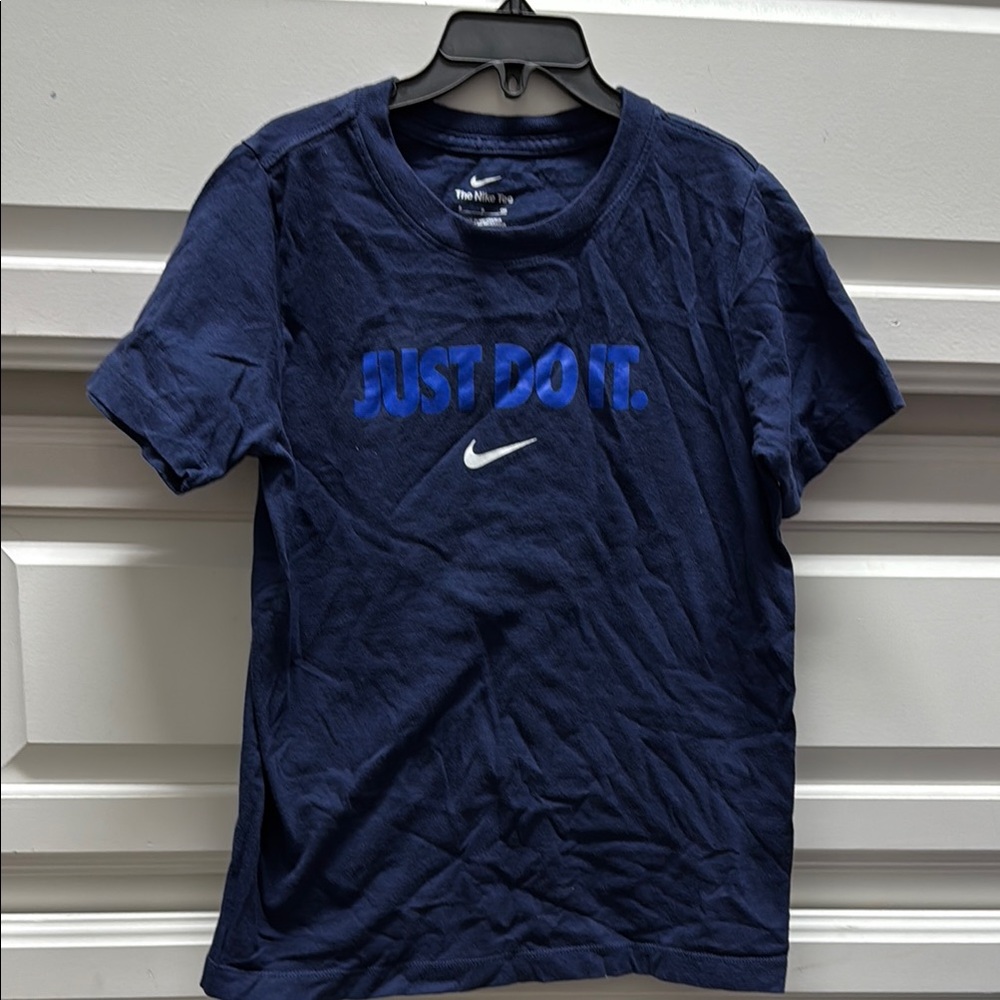 Nike Kids Blue 'Just Do It' Tee